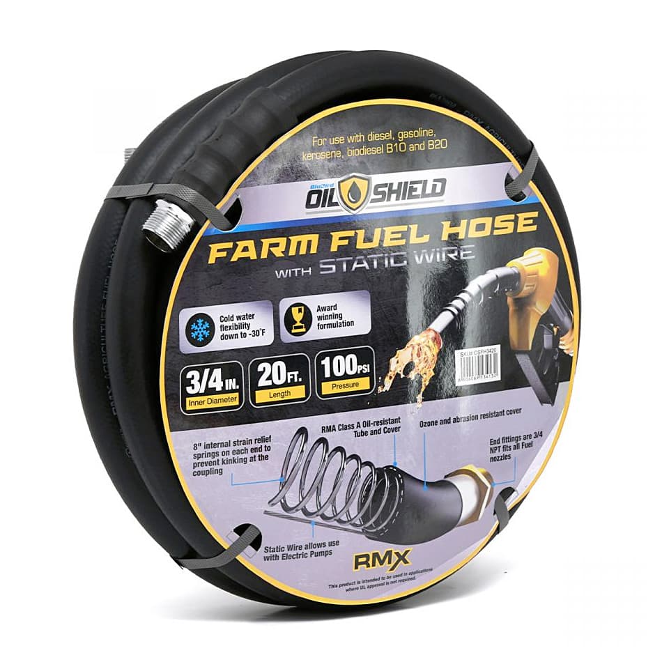 OilShield 30 Mtr / 25 mm Oil Dispensing & Fuel Transfer Hose, OD2530
