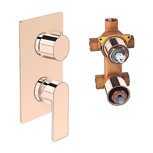 Buy Kohler Parallel AT360 Trim + AT360 Valve In Rose Gold Finish