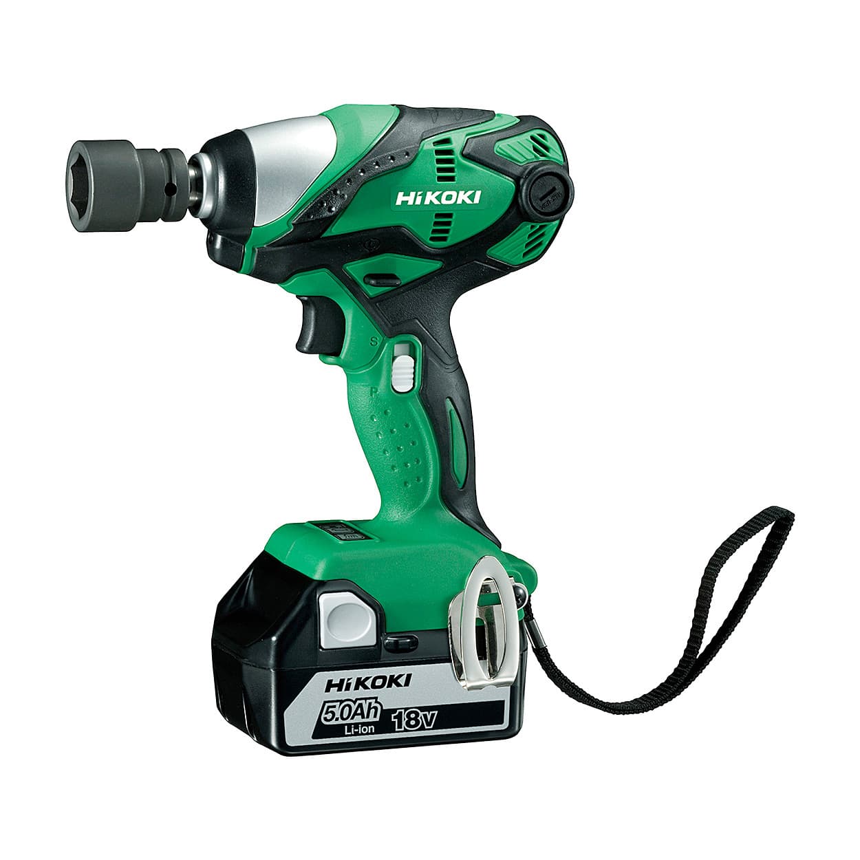 HiKoki 18V Ah Li-ion Cordless Impact Wrench, WR18DSDLWPZ