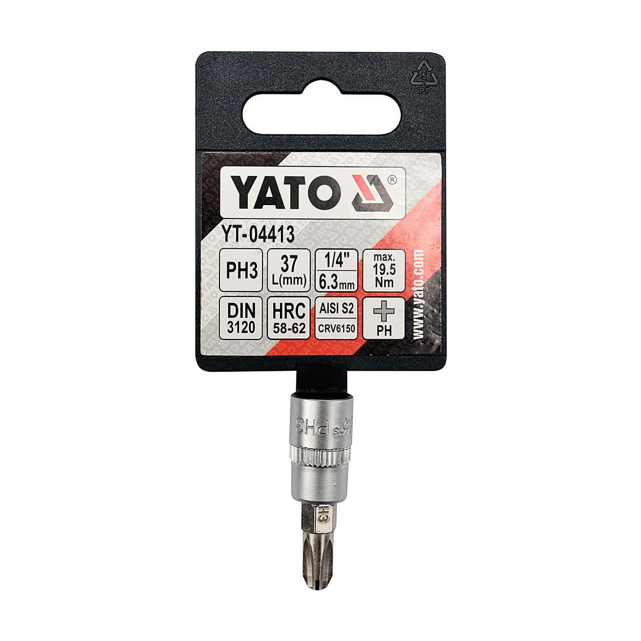 ともち Buy Yato PH3, 1/4 Inch Sq. Drive Sockets Bit, YT-04413 Online in