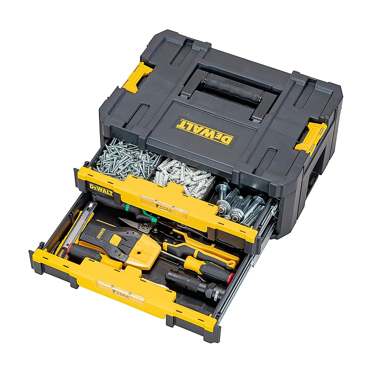 Buy Dewalt Tstak Drawer Unit With 2-Shallow Drawers, DWST1-70706
