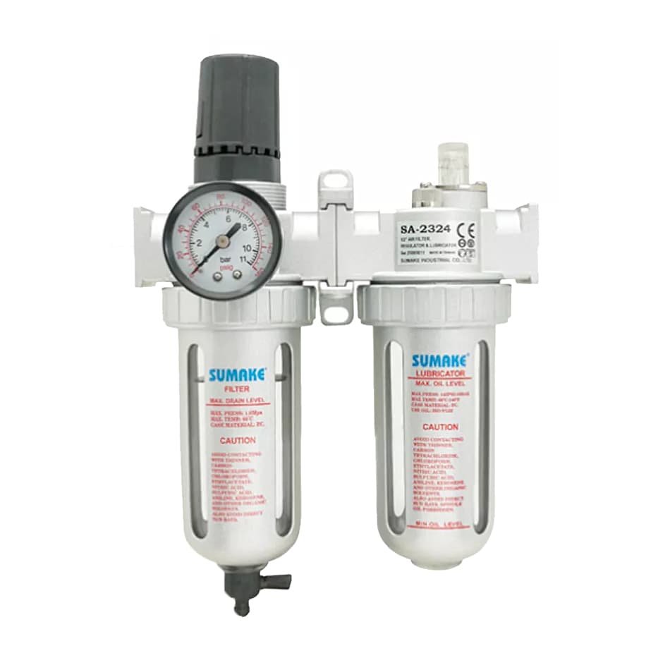 Buy Sumake 2000 LPM Air Filter, Regulator Combination & Lubricator, SA-2324  Online in India at Best Prices