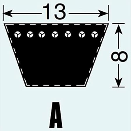 Poly-F Plus A 162 4150 mm Pitch Length PB Classical V-Belt