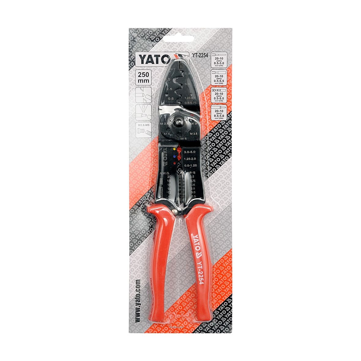 Buy Yato 10 Inch / 250 mm 6 In 1 Multi-functional Crimping Plier