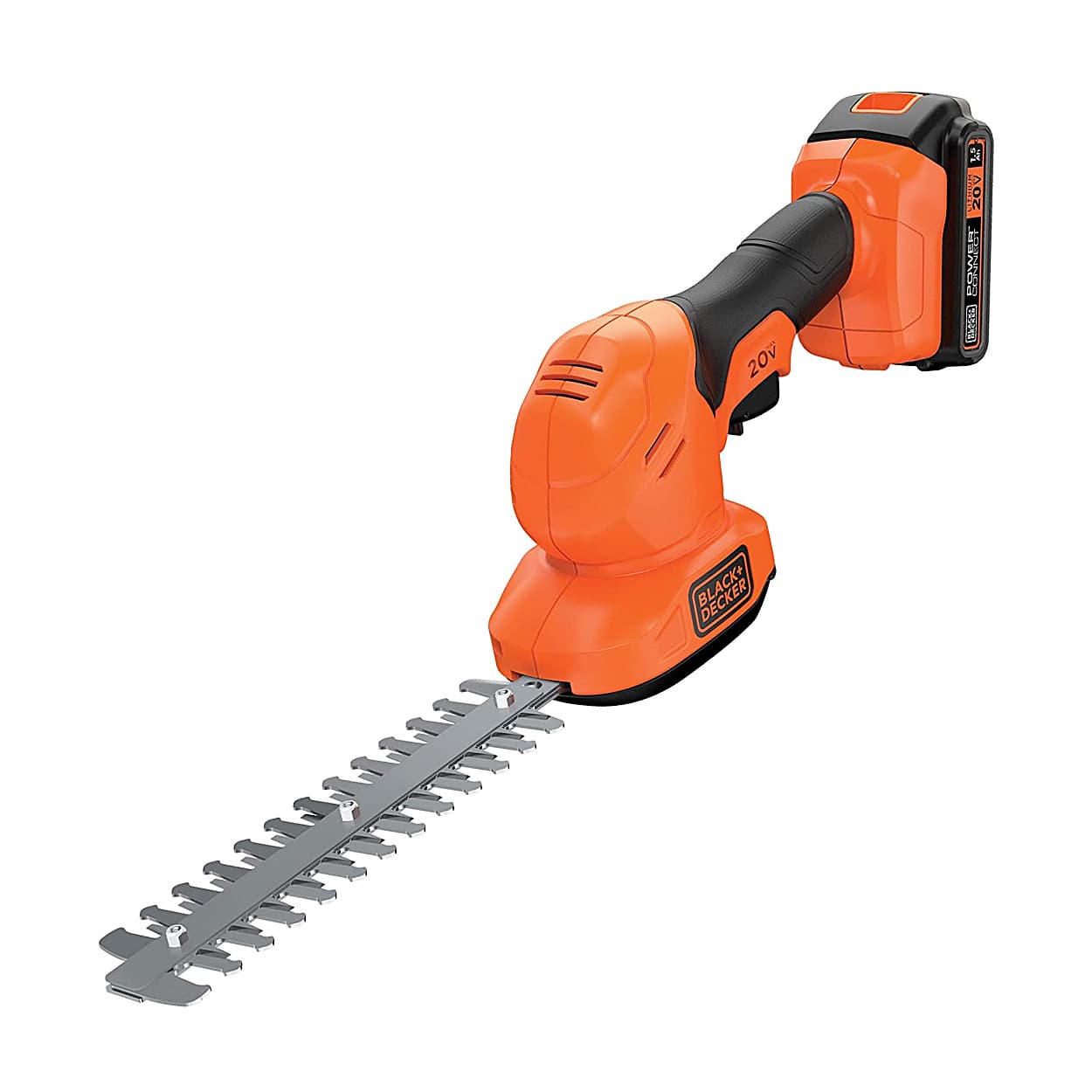 Black+Decker 20V Cordless In Shear Shrubber Kit, BCSS20D1-B1