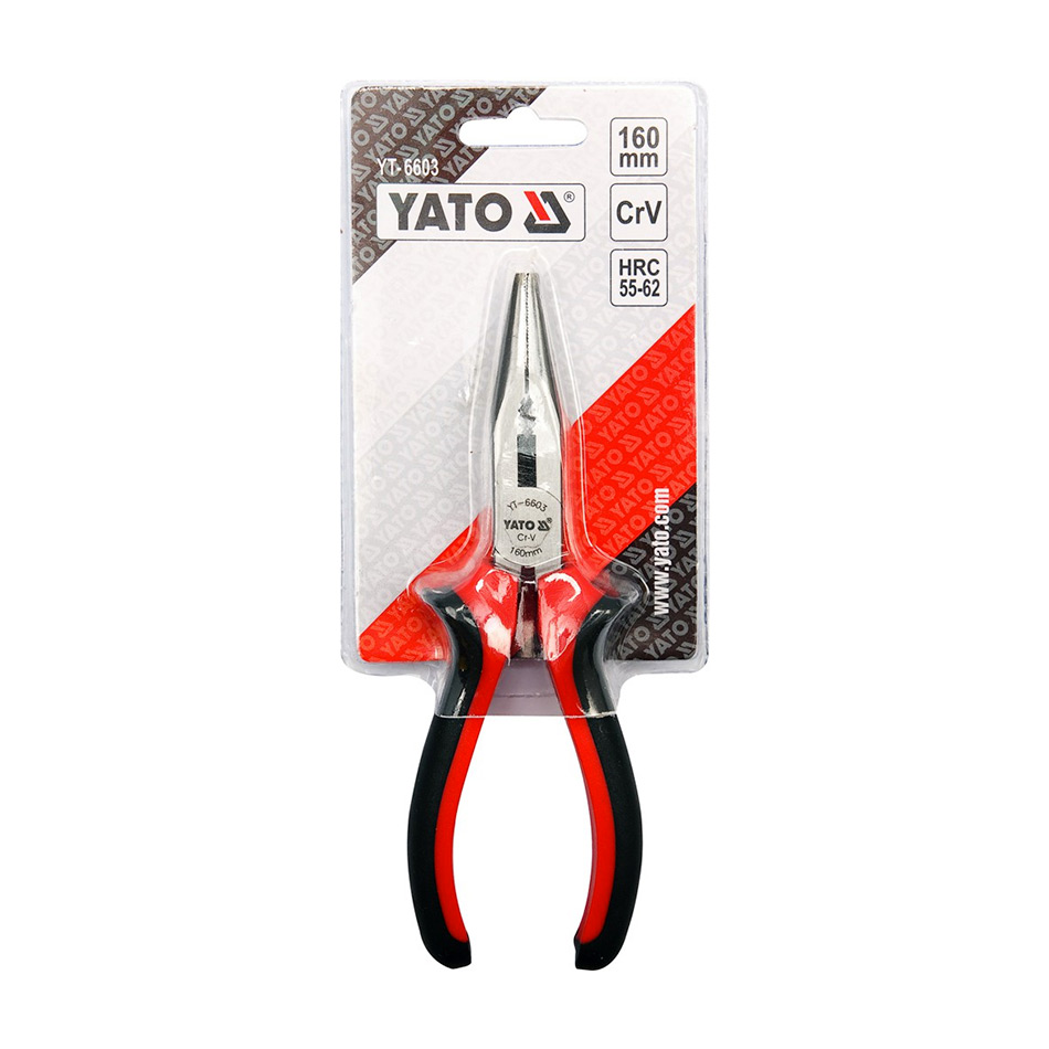 Buy Yato 6 inch / 160 mm Long Nose Pliers, YT-6603 Online in India