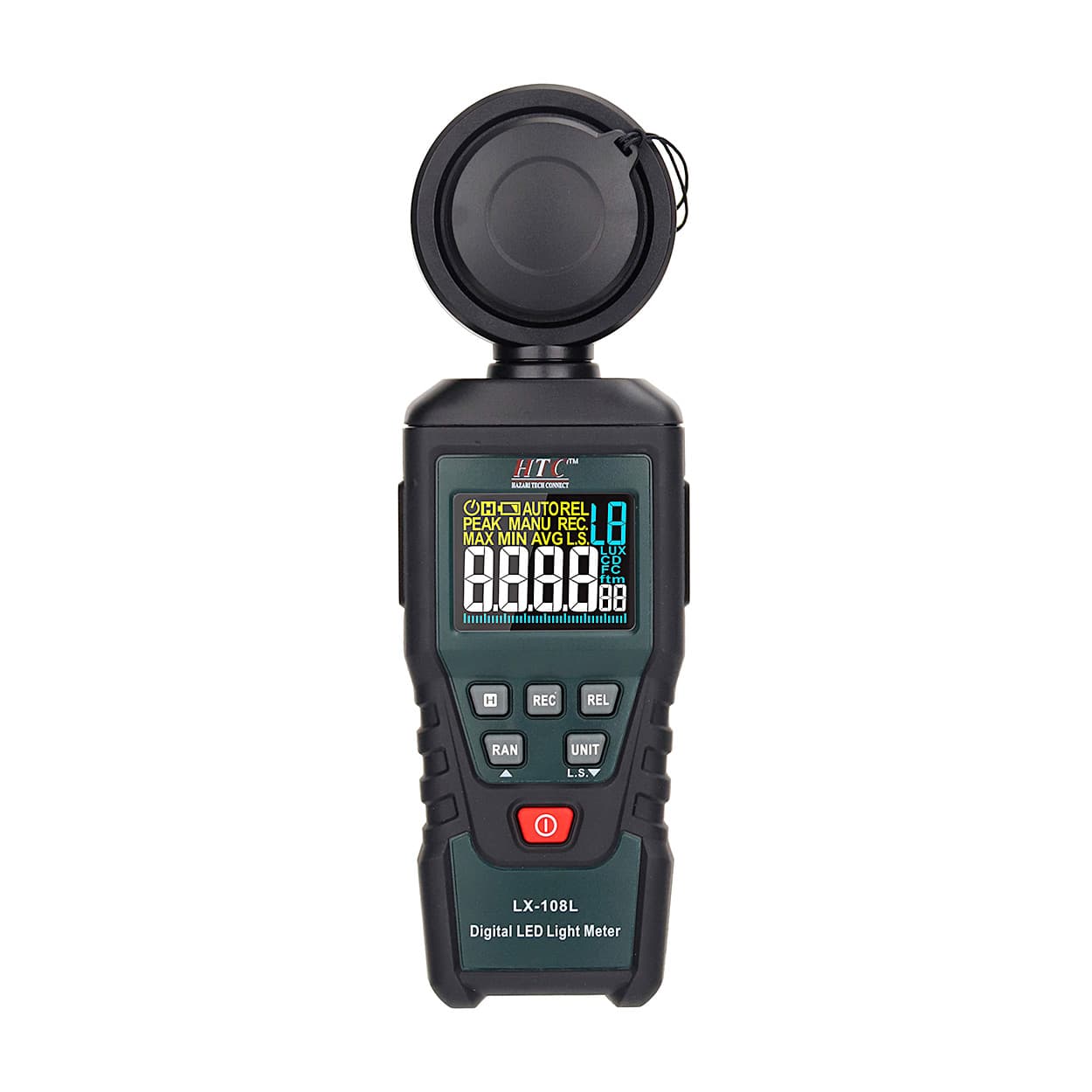 HTC 20000 FC 200000 LED Lux Meter, LX-108L