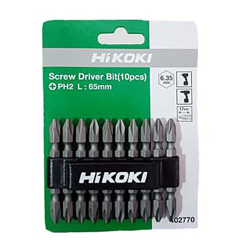 Buy HiKoki 6 mm (Flat) x PH2 (Phillips) x 65 mm (Length) Double