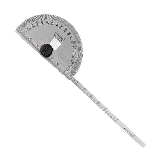 計9点 Buy Kristeel 180° Protractor Cum Depth Gauge (D Head), 1501 A