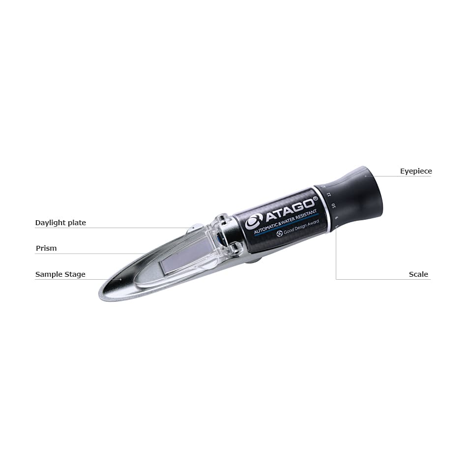 Buy Atago 0.0 - 33.0% Brix Hand-held Refractometer, Master-M