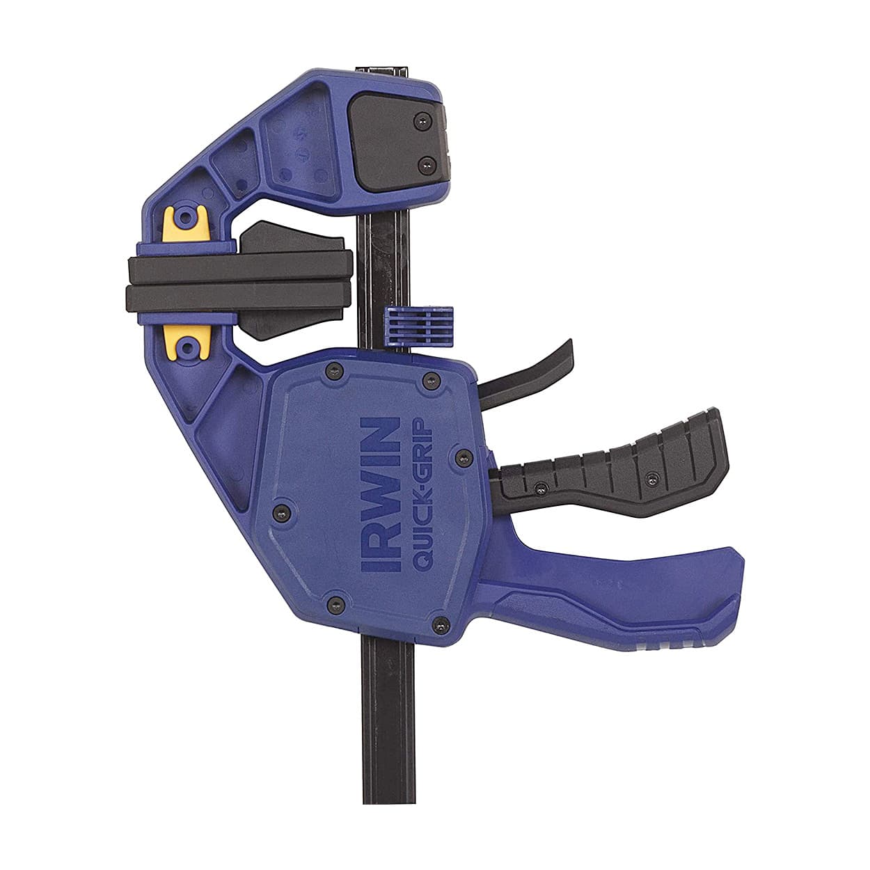 Irwin Quick-Grip One-Handed Bar Clamp – Heavy-Duty 50″ – 600 Lbs Clamping Force – I-Beam Bar & Swivel Jaws