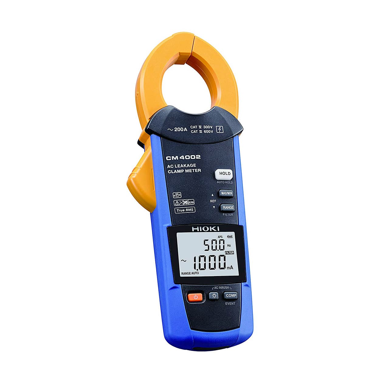 Buy Hioki 0.060 mA - 200.0A AC Leakage Clamp Meter, CM4002 Online