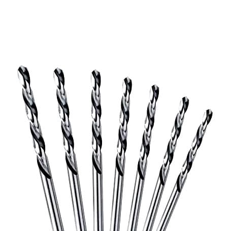 Buy JK 3/32 - 1/4 Inch / 7 Pcs Ground Flute HSS Straight Shank