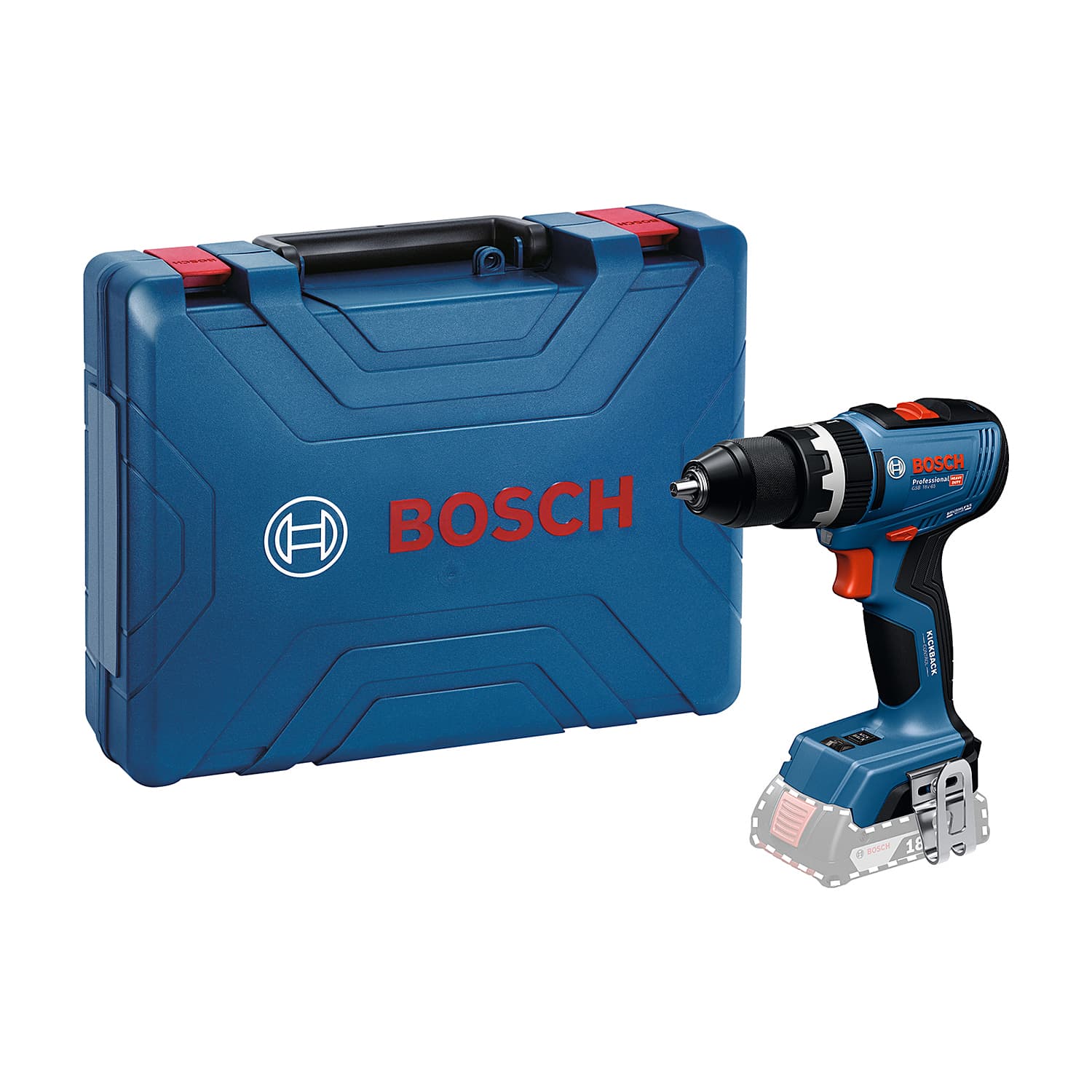 Bosch 18V 13 mm Professional Cordless Impact Drill Driver (Bare Tool),  GSB 18V-65