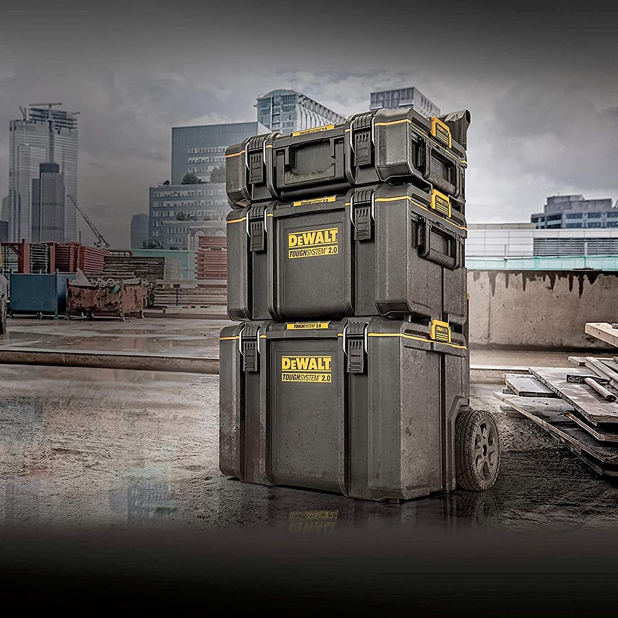 □DEWALT デウォルト ツールボックス Lサイズ TOUGH SYSTEM 2.0 DS400