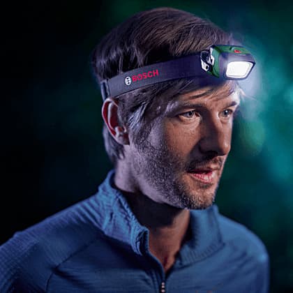 Buy Bosch 190 Lumens Head Lamp for Indoor & Outdoor Activities, 1