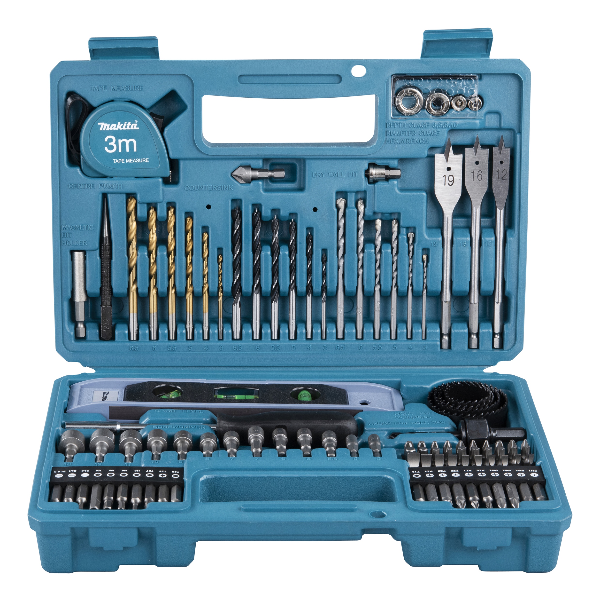 Buy Makita Drill & Screwdriver Bit Set (Pack of 102 Pcs), E-10730