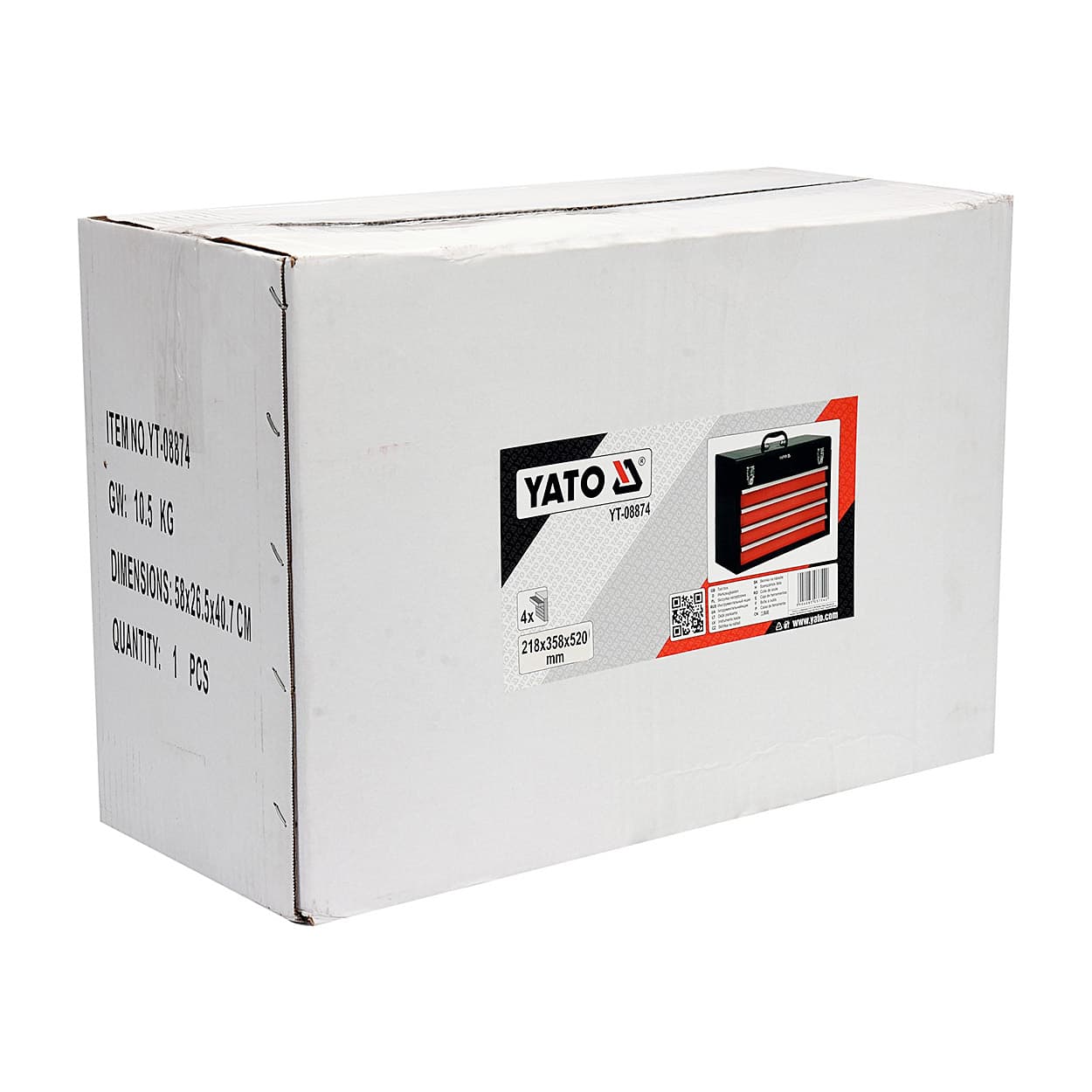 Buy Yato Tool Box 4 Drawers, YT-08874 Online in India at Best Prices.