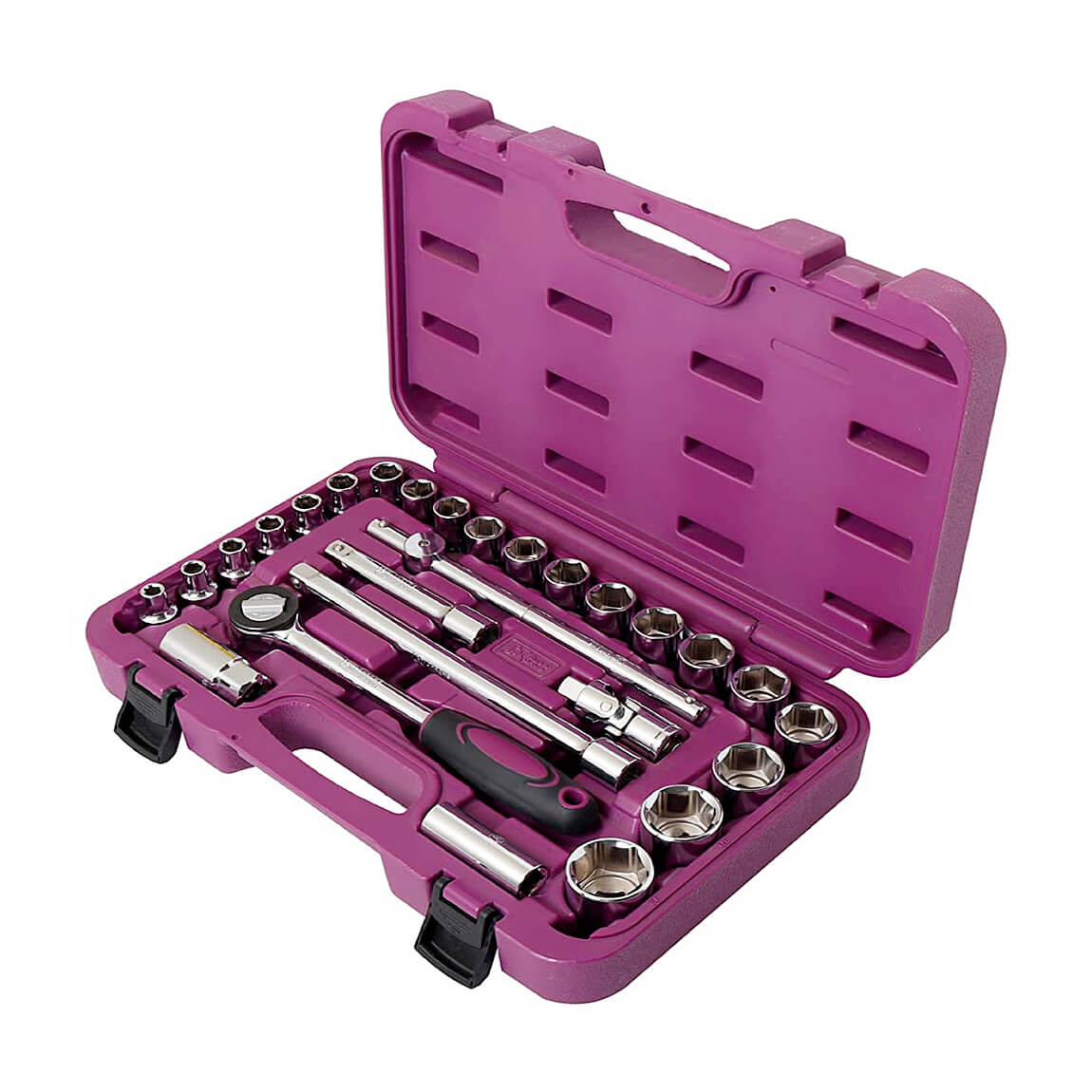 ピンクセット Buy JK 27 Pcs 1/2 Sq. Drive Bi-Hexagonal Socket Sets, SD7800526