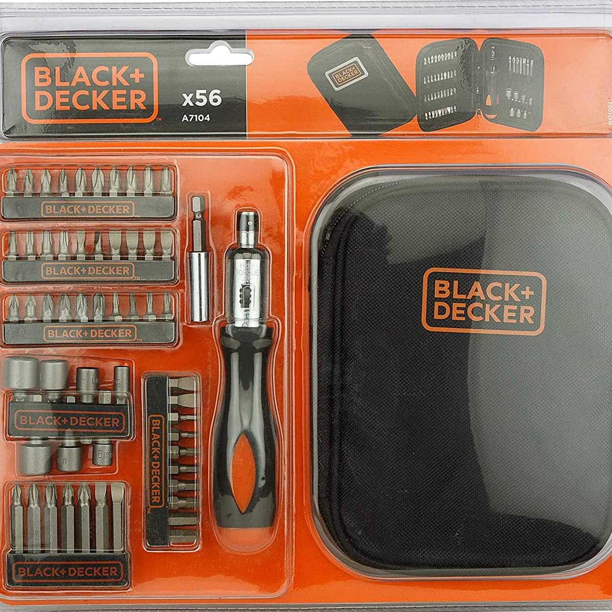 Buy Black & Decker 56 Pc Magnetic Screw Driving Kit with Ratchet