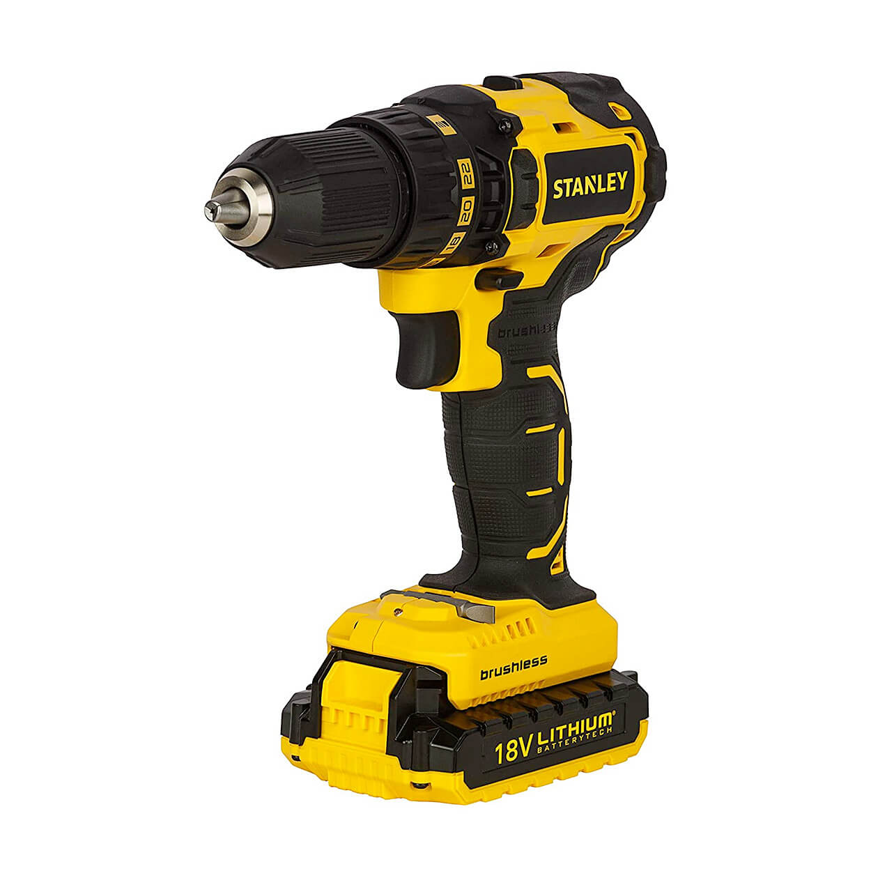 Buy Stanley 18V Ah 13mm Li-ion Brushless Cordless Drill