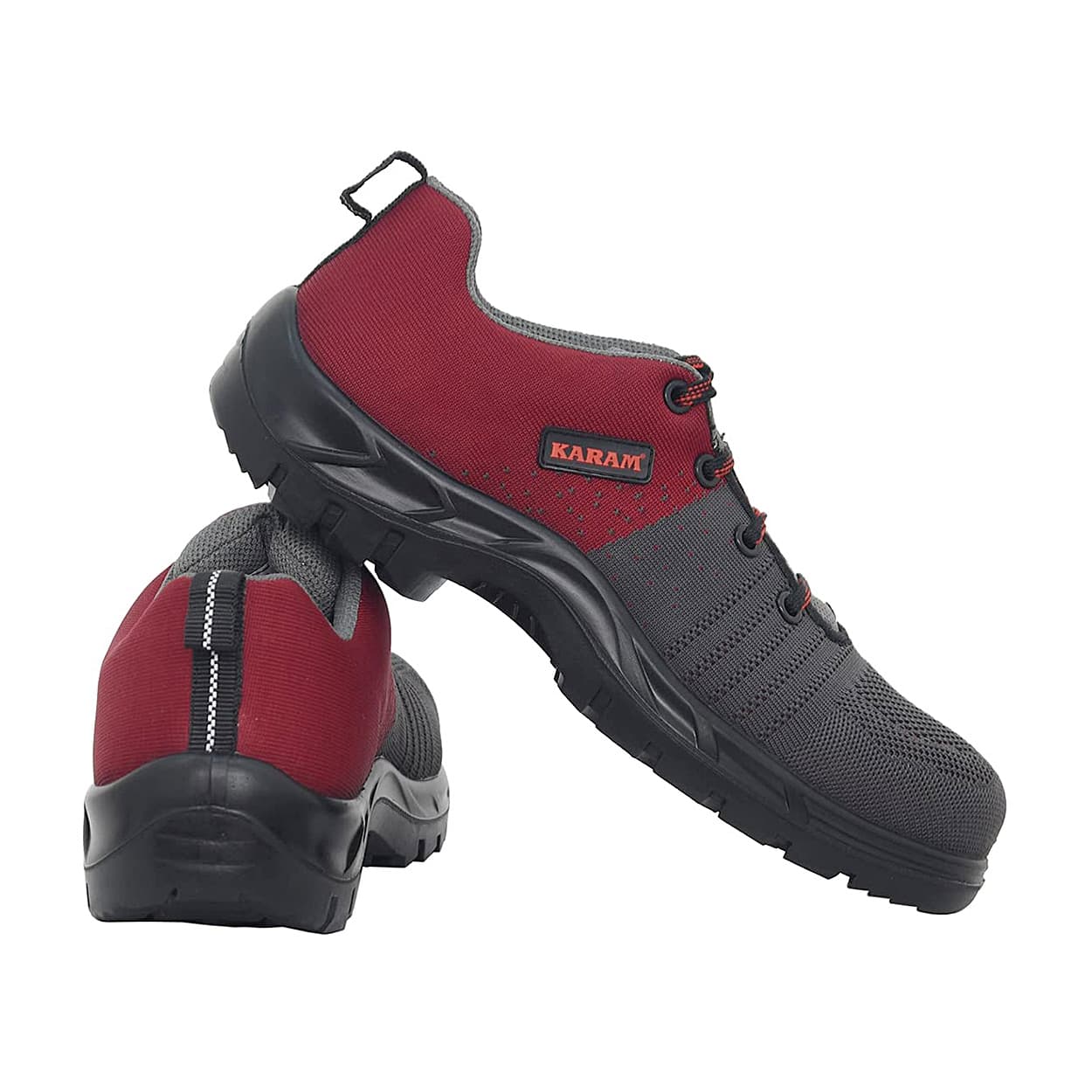 クラブ fcasa13 Buy Karam Flytex Upper Safety Shoe - Fibre Toe (Grey & Red