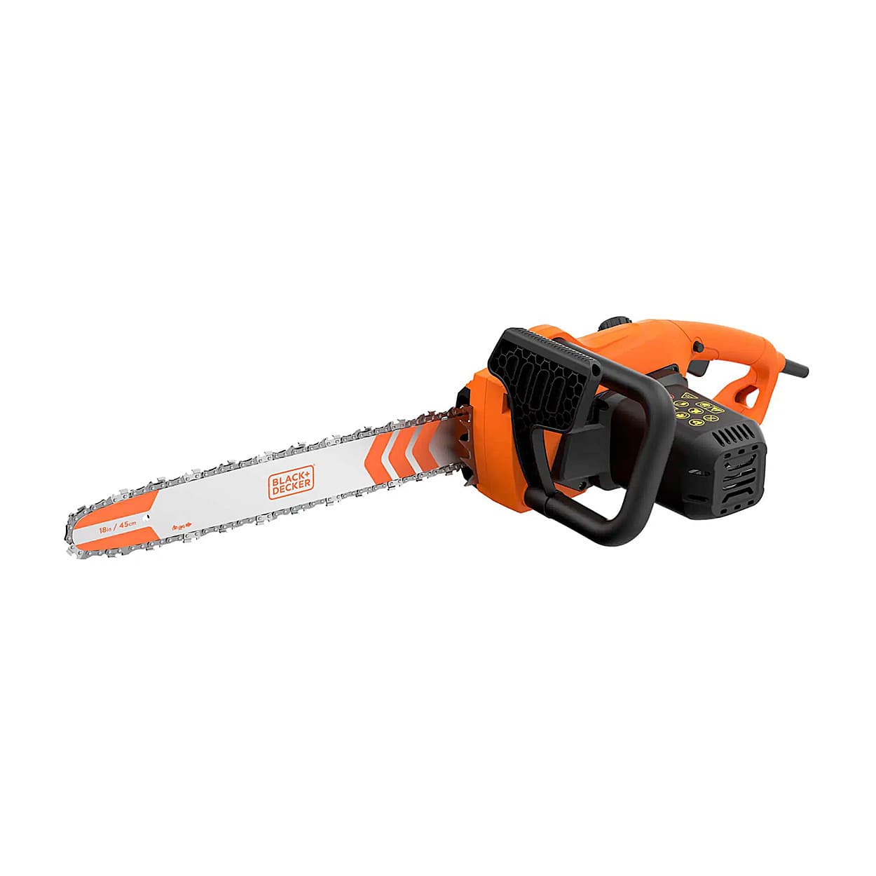 Black+Decker 45 cm 18 Inch 2200W Electric Chain Saw With Chain Brake,  BECS2245-IN