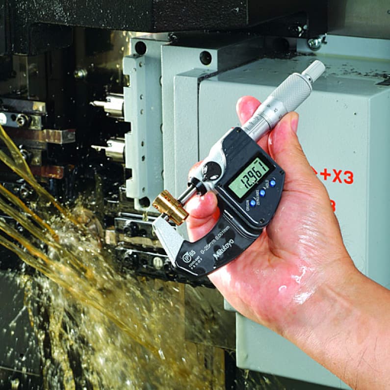 Buy Mitutoyo 25 - 50 mm Digital Micrometer With Ratched Stop & SPC