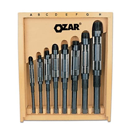 Ozar 8 Pcs Adjustable Hand Reamer Set (A To H), AAR-1099