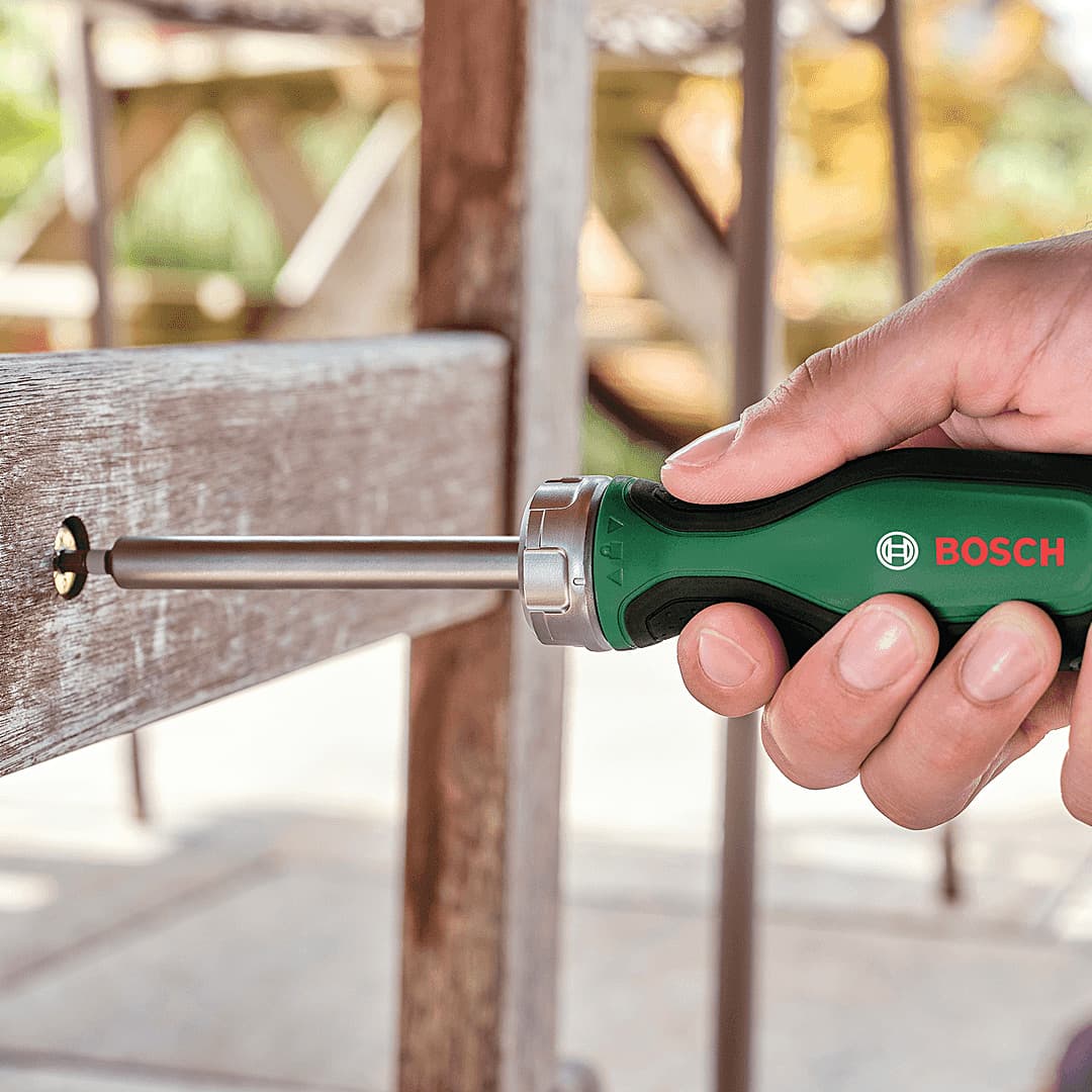 Bosch 12 Pcs Bit Ratchet Screwdriver Set, 600 A03 2V0