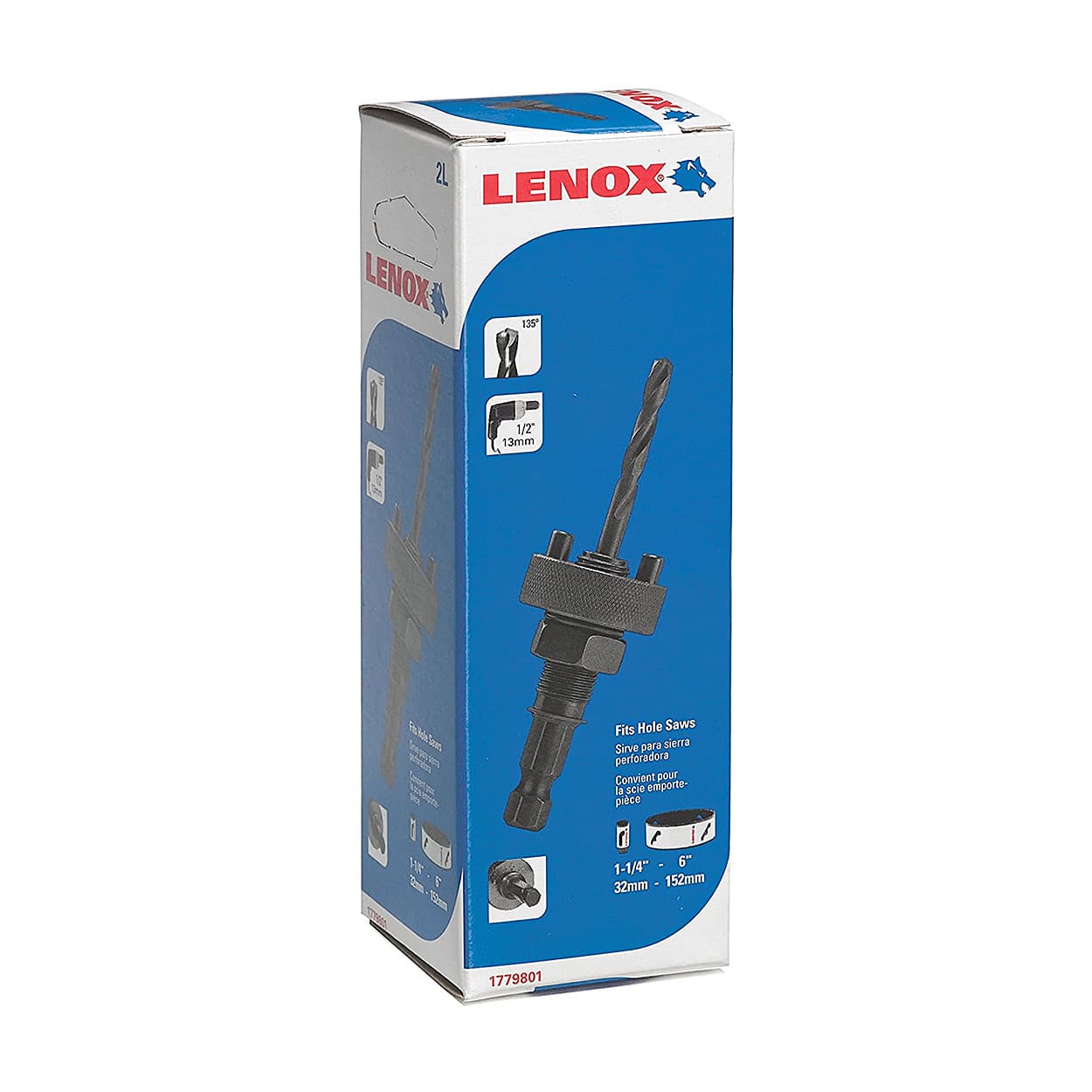 Buy Lenox 32 mm - 152 mm Standard Hole Saw Arbor With 4-1/4 Inch