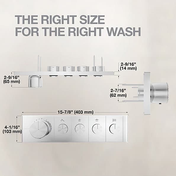 Kohler 26348-9-CP Anthem Valves, Polished Chrome