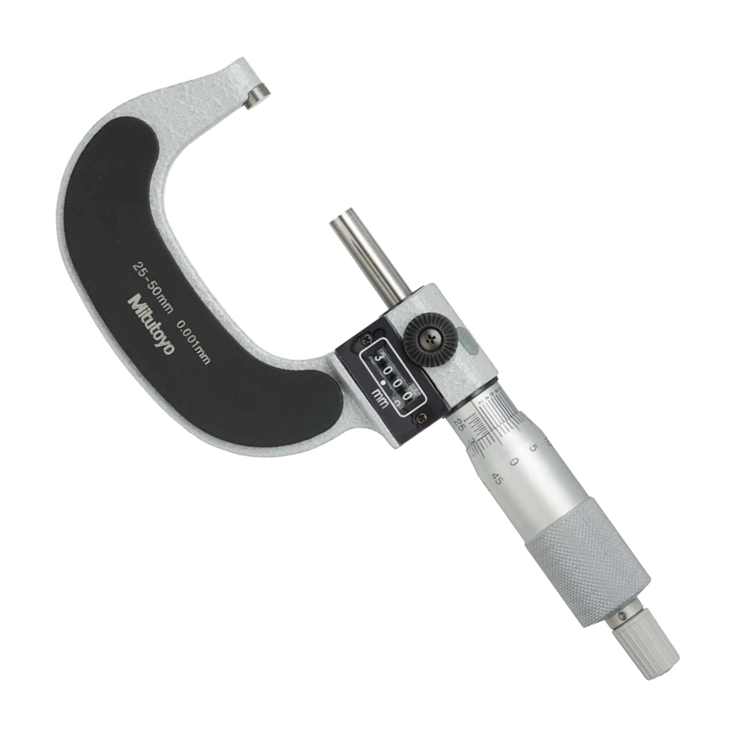 Buy Mitutoyo 25 - 50 mm Digit Outside Micrometer with Ratchet Stop