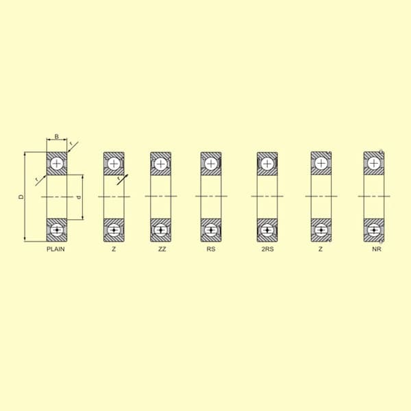 Buy Tata 6301-Z Deep Groove Ball Bearing Online in India at