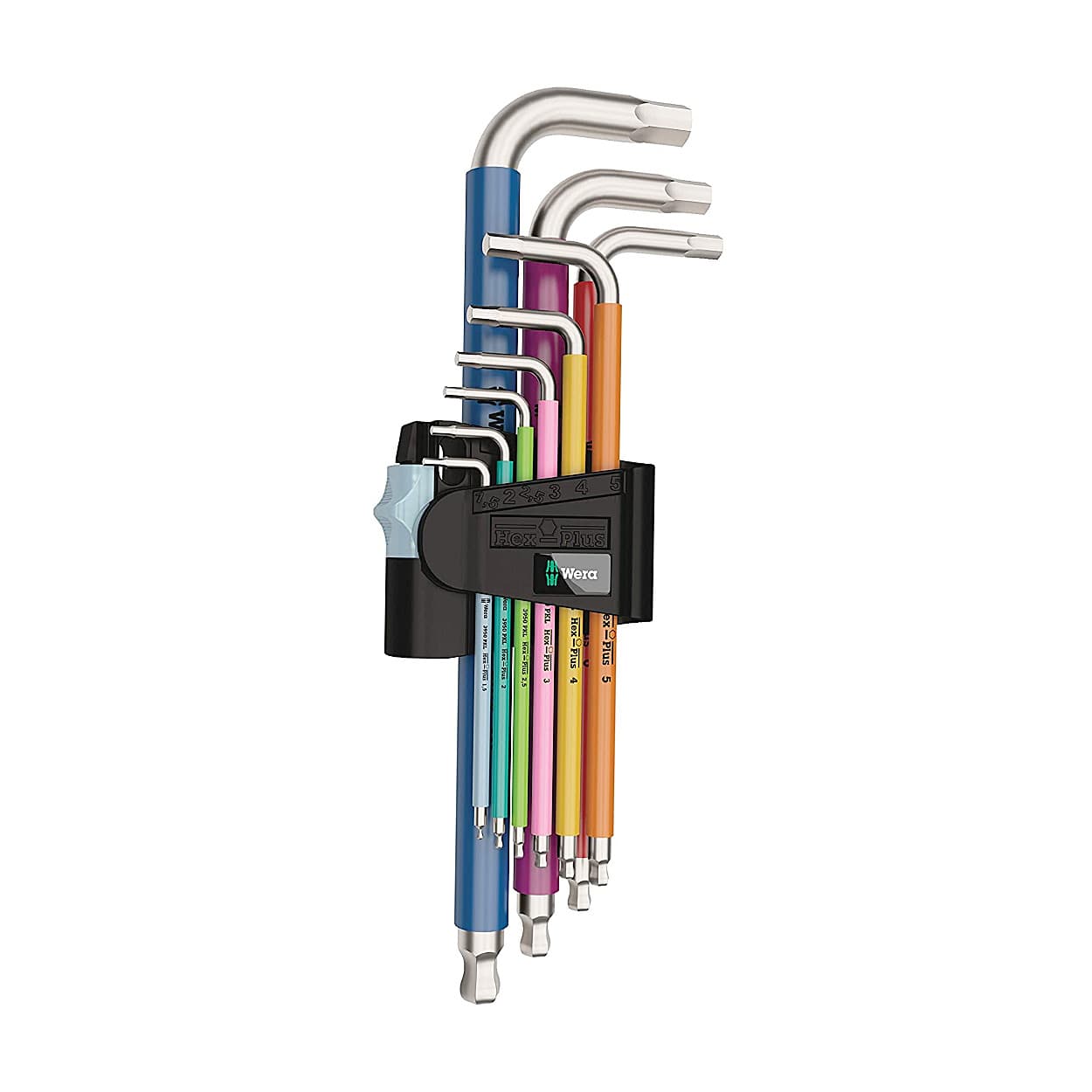 Wera, 3950 SPKL Multicolour Chiave A L, Metrica, In Acciaio Inox 3 0 X 123 Mm 89591523 - Foto 4