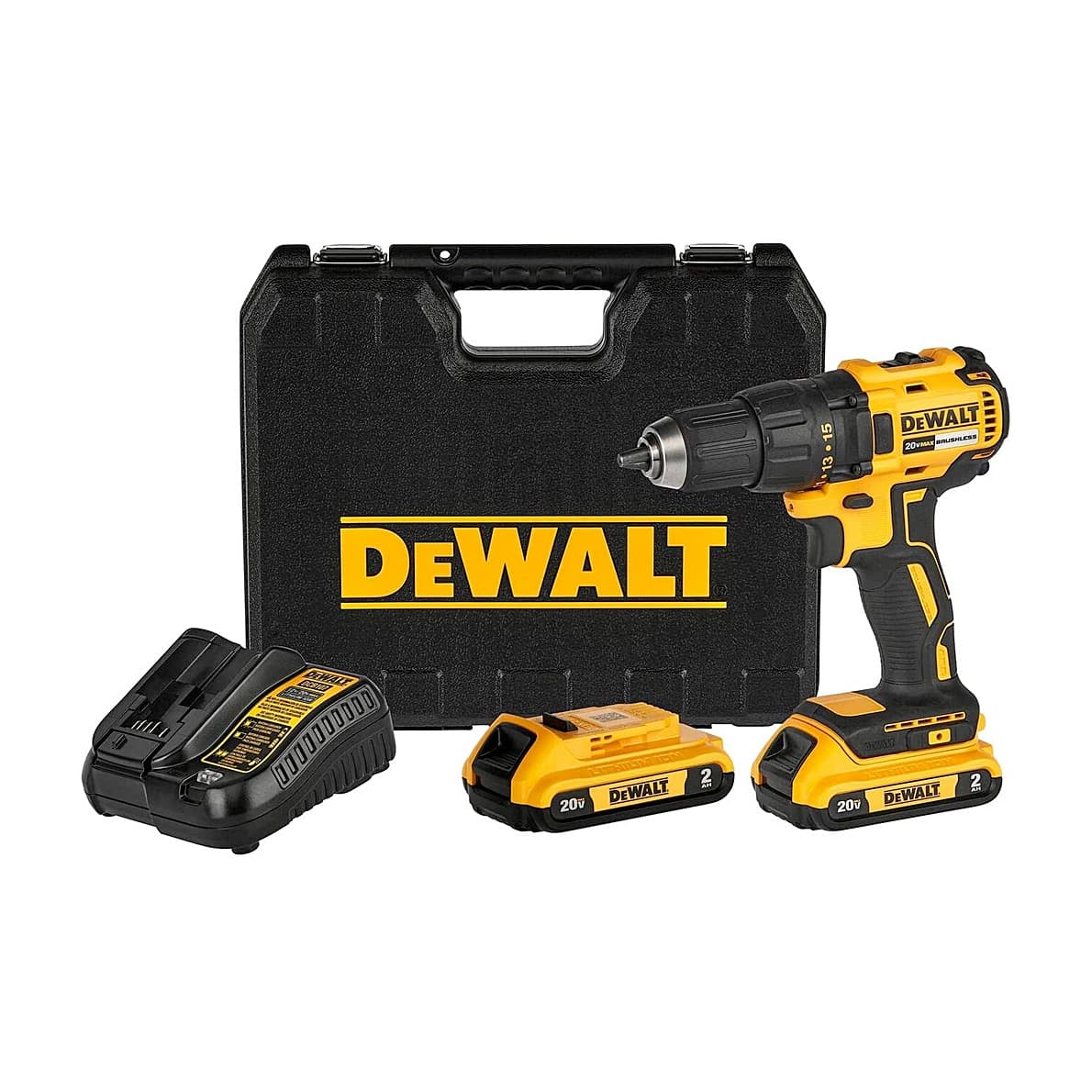 Buy Dewalt 18V 13mm Li-ion Cordless Brushless Hammer Drill