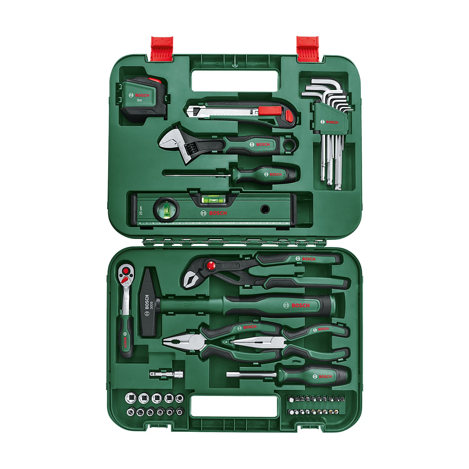 Bosch Home & Garden Advanced Hand Tool Set (52 Pieces) (Set Of High Quality Tools For Experienced DIYers, Long Life, High Quality Materials, Ergonomic Design - View #5